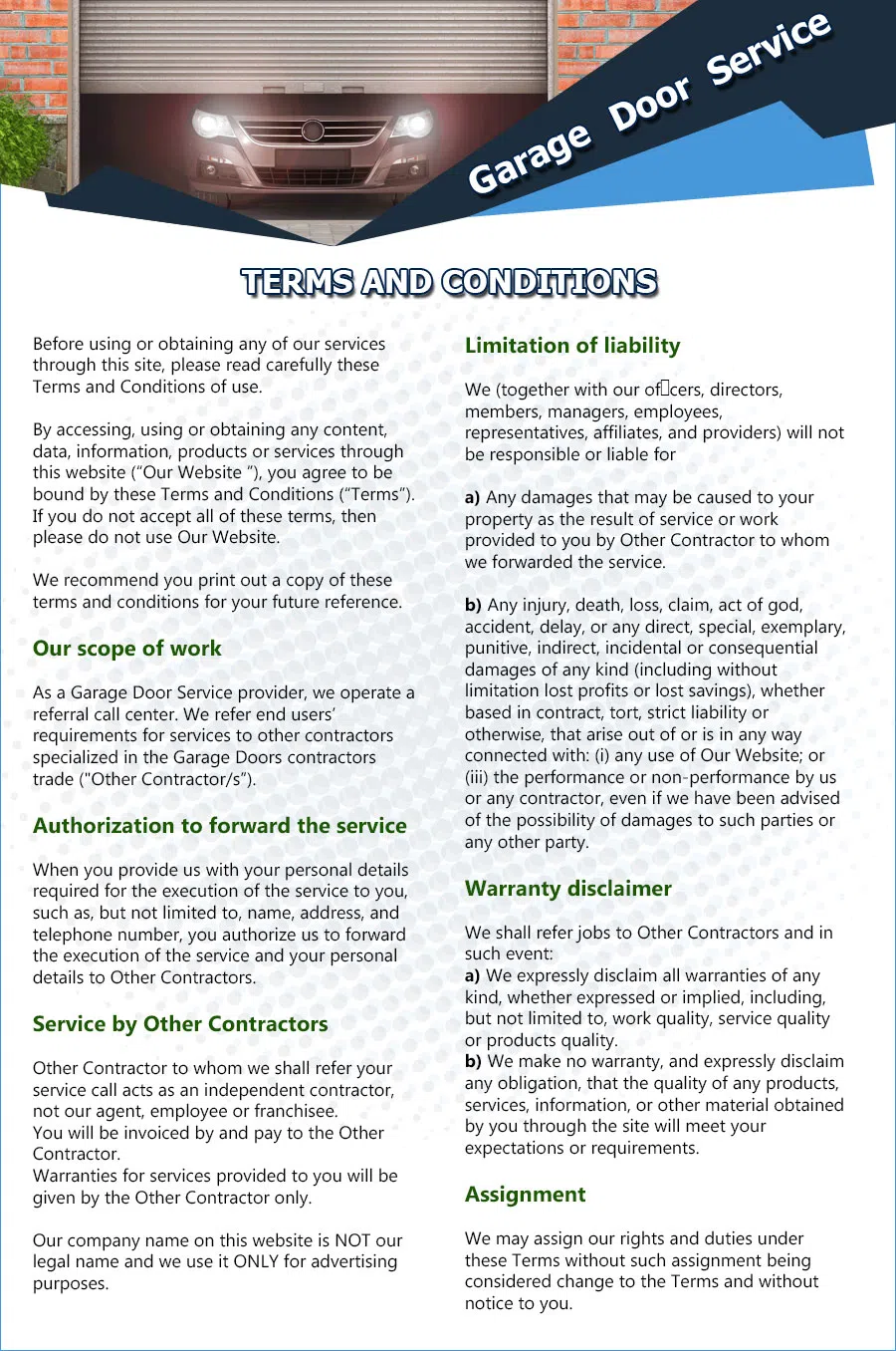 Eagle Garage Door Service Olympia Fields, IL 708-801-3049